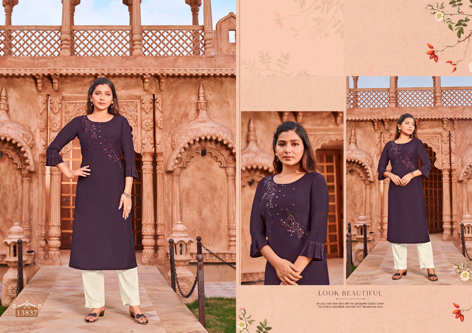 Kalaroop Octavia Vol 14 Silk Designer Kurtis Catalog
